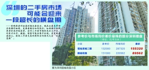 深圳闪电推出二手房参考价 市场期待着规则的落地