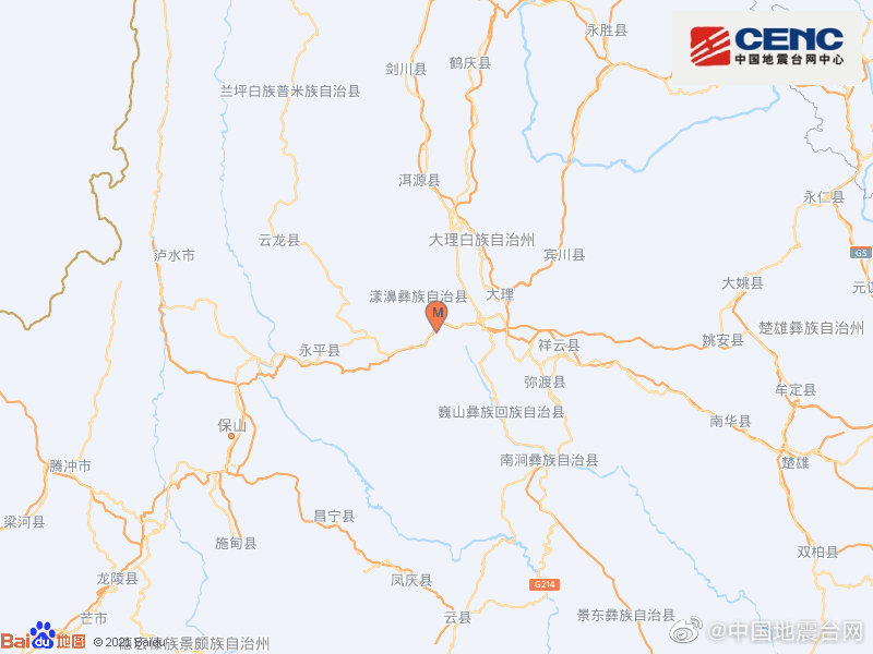 云南大理4.1级地震造成多趟列车不同程度晚点