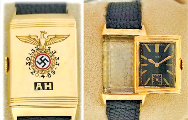 希特勒手表110万美元被拍卖引众怒