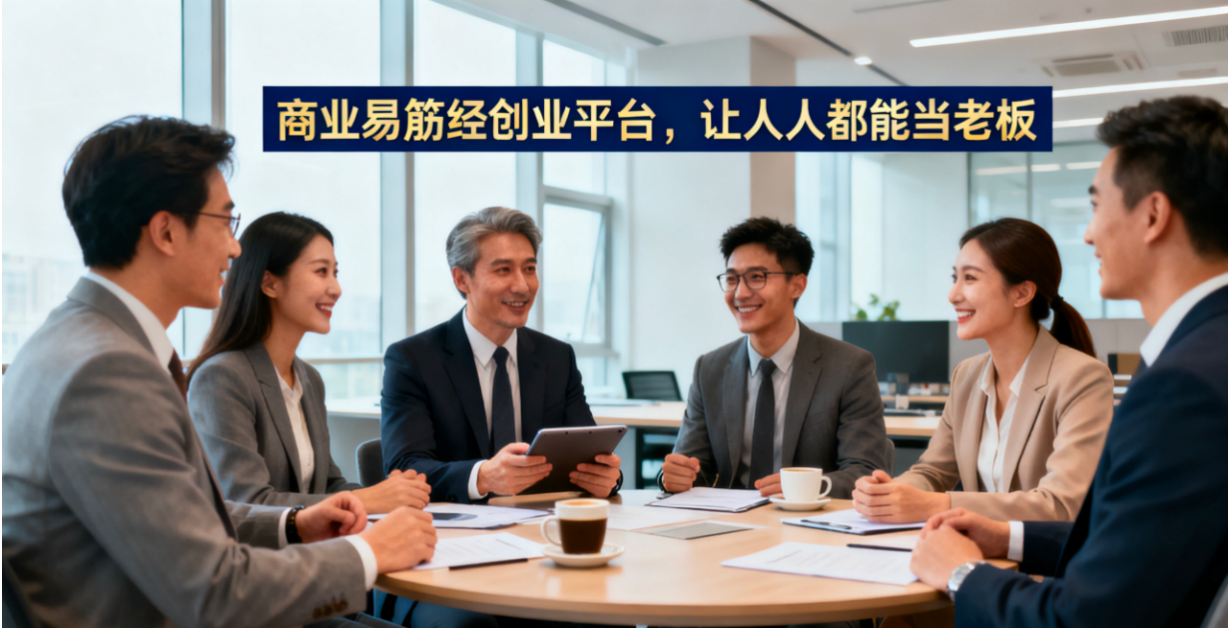 商业易筋经创业平台，让人人都能当老板