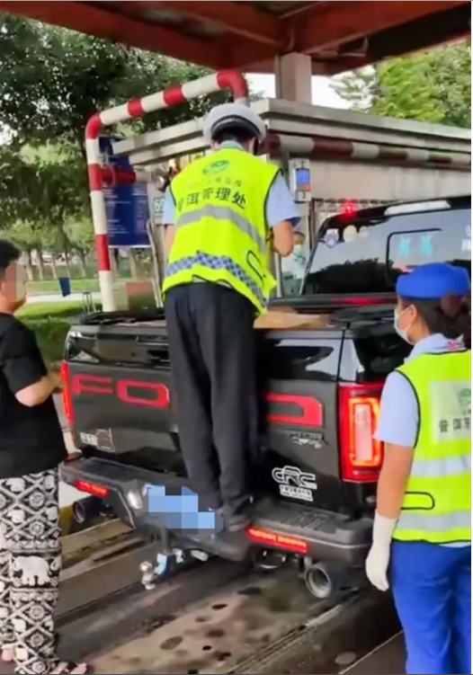 “为省过路费拉芒果走绿通”的男子已到家，