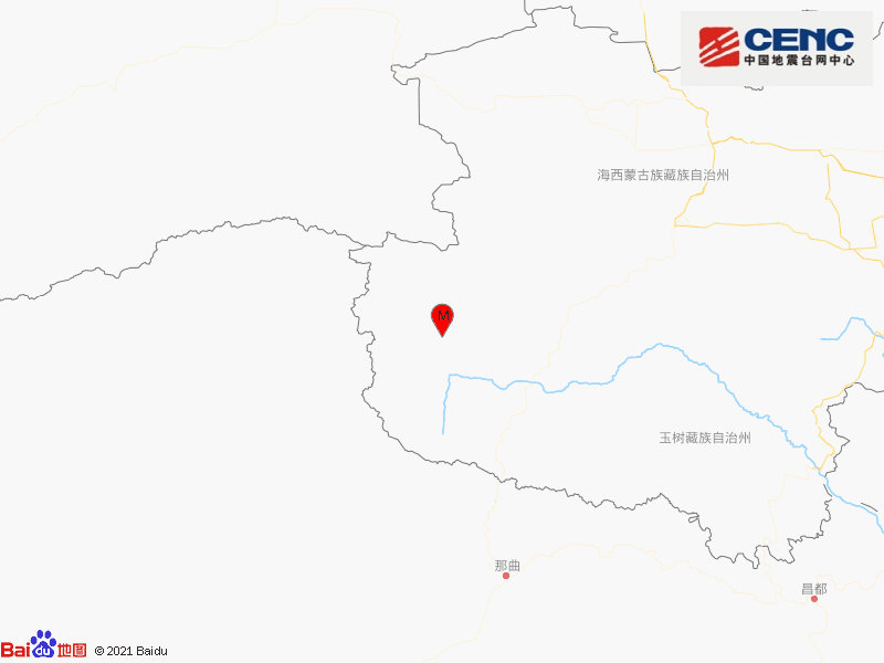 青海玉树治多县发生4.2级地震，震源深度