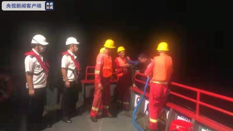 海上风电施工平台“升平001”倾斜失联人