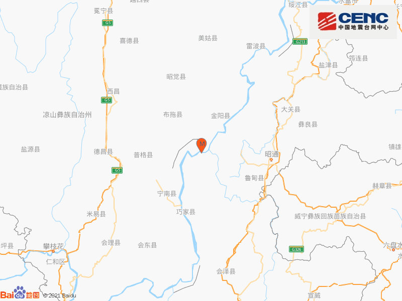 四川凉山州金阳县发生3.6级地震，震源深