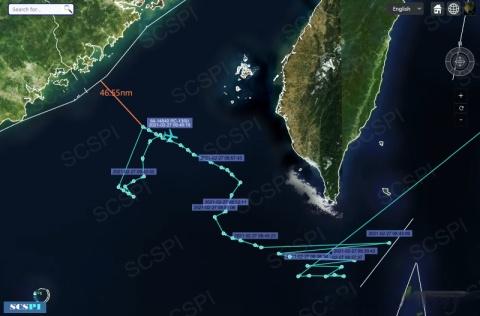 美军侦察机逼近广东海岸侦察 该机是美国空