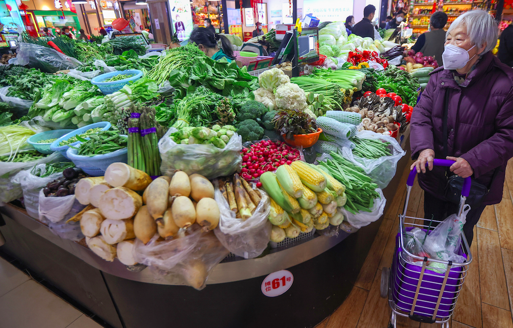 CPI同比涨幅一年来首次降至1%以下 蔬